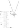 Thumbnail Image 3 of 1/6 CT. T.W. Diamond North Star Pendant in 10K White Gold