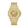 Thumbnail Image 0 of Men's Bulova Octava Crystal Accent Gold-Tone Automatic Watch with Gold-Tone Skeleton Dial (Model: 98A292)