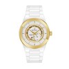 Thumbnail Image 1 of Men's Bulova Modern Millenia Two-Tone Automatic Ceramic Watch with White Skeleton Dial (Model: 98A290)