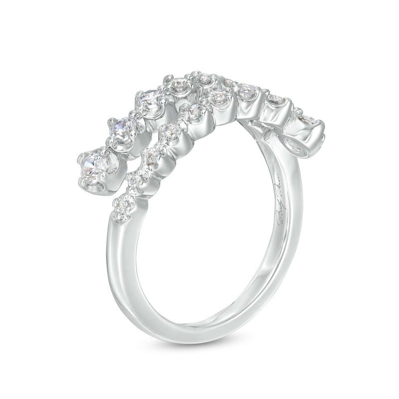 Main Image 2 of Marilyn Monroe™ Collection 1/2 CT. T.W. Journey Diamond Open Shank Ring in 10K White Gold