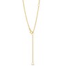 Thumbnail Image 3 of 7.0mm Freshwater Cultured Pearl and 1/8 CT. T.W. Diamond Station Necklace in 10K Gold