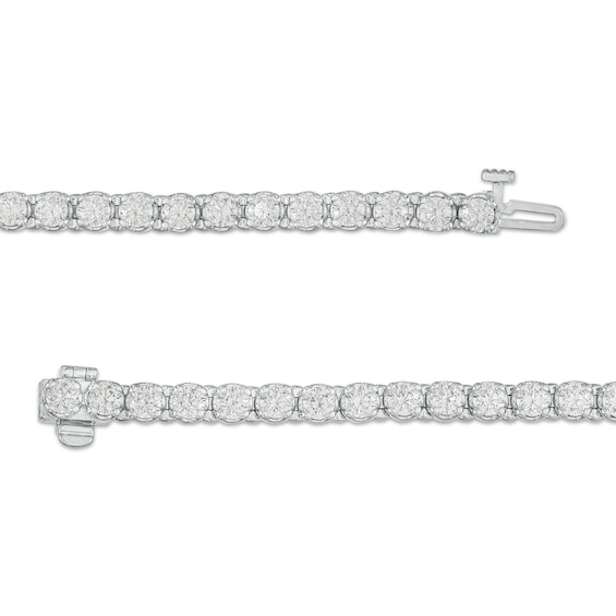 6 CT. T.w. Diamond Tennis Bracelet in 10K White Gold