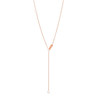 Thumbnail Image 3 of 1/5 CT. T.W. Diamond Station Necklace in 10K Rose Gold