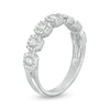 Thumbnail Image 3 of 1/3 CT. T.W. Emerald-Shape Multi-Diamond Frame Ring in 10K White Gold