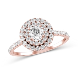 Diamond Engagement Ring in 10K Rose Gold