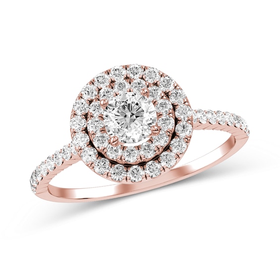 Diamond Engagement Ring in 10K Rose Gold