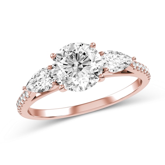 Diamond Engagement Ring in 10K Rose Gold