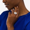 Thumbnail Image 2 of 4 CT. T.W. Certified Lab-Grown Diamond Multi-Row Ring in 14K White Gold (F/SI2)