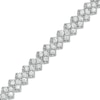 Thumbnail Image 0 of 4 CT. T.W. Certified Lab-Created Diamond Tennis Bracelet in 14K White Gold (F/SI2)
