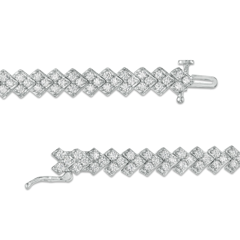 4 CT. T.W. Certified Lab-Created Diamond Tennis Bracelet in 14K White Gold (F/SI2)