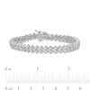 Thumbnail Image 3 of 4 CT. T.W. Certified Lab-Created Diamond Tennis Bracelet in 14K White Gold (F/SI2)