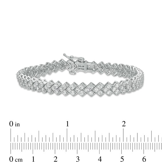 4 CT. T.w. Certified Lab-Grown Diamond Tennis Bracelet in 14K White Gold (F/Si2)