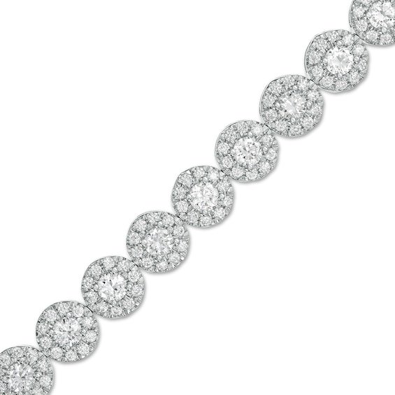 7 CT. T.w. Certified Lab-Grown Multi-Diamond Bracelet in 14K White Gold (F/Si2) â 7.25"