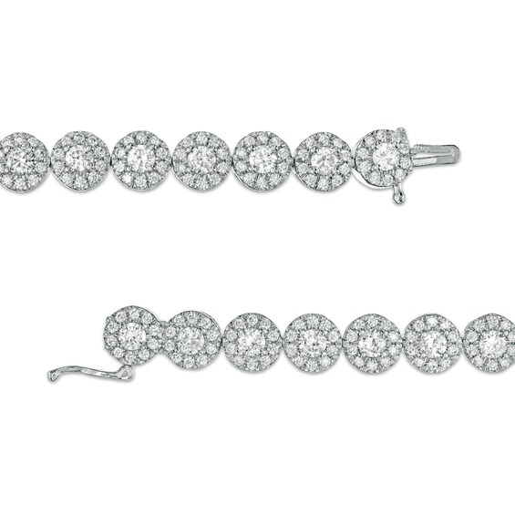 7 CT. T.w. Certified Lab-Grown Multi-Diamond Bracelet in 14K White Gold (F/Si2) â 7.25"