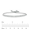Thumbnail Image 3 of 2 CT. T.W. Certified Lab-Grown Diamond Bar Bolo Bracelet in 14K White Gold (F/SI2) – 9.5"