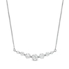 Thumbnail Image 0 of 1 CT. T.W. Certified Lab-Created Diamond Graduated Necklace in 14K White Gold (F/SI2)