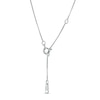 Thumbnail Image 2 of 1 CT. T.W. Certified Lab-Created Diamond Graduated Necklace in 14K White Gold (F/SI2)