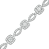 Thumbnail Image 0 of 5 CT. T.W. Certified Lab-Created Diamond Art Deco Bracelet in 14K White Gold (F/SI2) – 7.25"