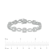 Thumbnail Image 3 of 5 CT. T.W. Certified Lab-Created Diamond Art Deco Bracelet in 14K White Gold (F/SI2) – 7.25"