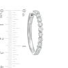 Thumbnail Image 3 of 2 CT. T.W. Certified Lab-Grown Diamond Hoop Earrings in 14K White Gold (F/SI2)