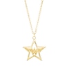 Thumbnail Image 1 of Wonder Woman™ Collection Star with Logo Necklace in 10K Gold