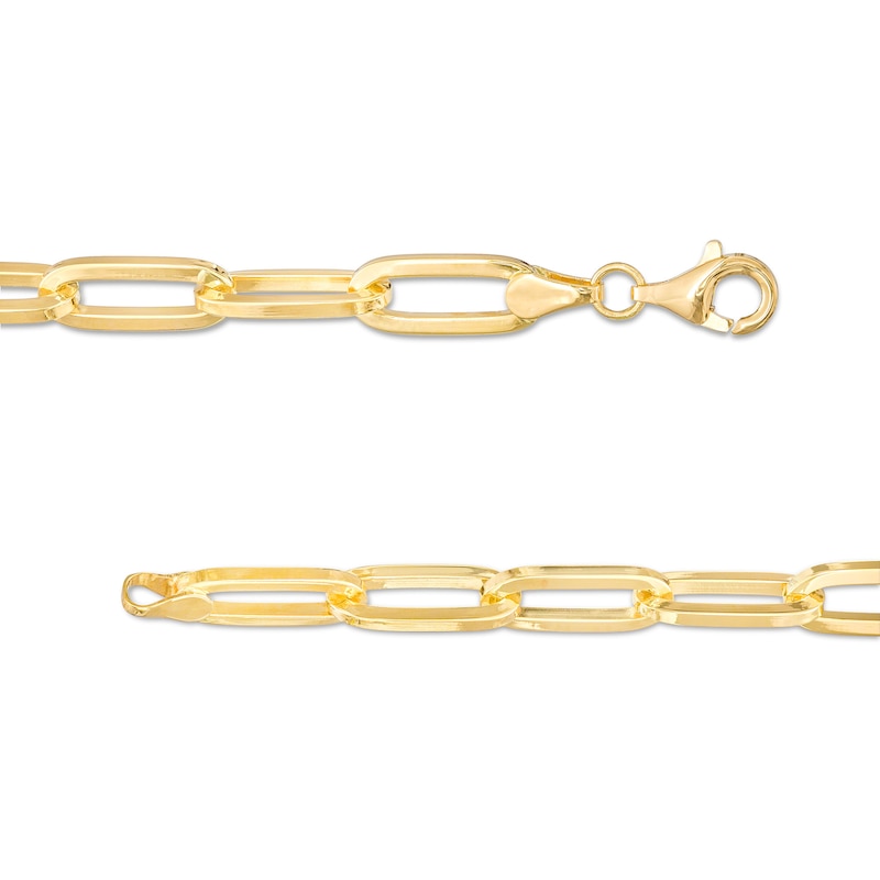 Main Image 2 of Wonder Woman™ Collection Logo Paper Clip Link Bracelet in 10K Gold – 7.5"