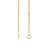 Thumbnail Image 3 of 2.0mm Curb Chain Necklace in Solid 14K Gold - 16"