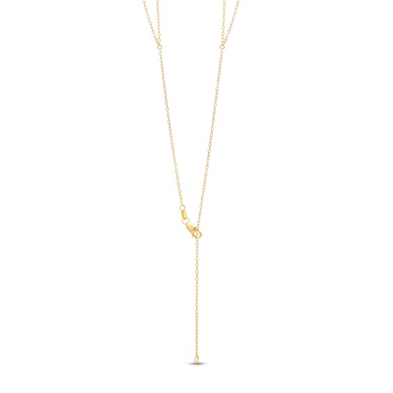 Wonder Womanâ¢ Collection Heart with Logo and Mini Puff Heart Double Strand Necklace in 10K Gold - 21.5"