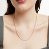Thumbnail Image 2 of 3.0mm Cuban Curb Chain Necklace in Hollow 10K Two-Tone Gold - 18"
