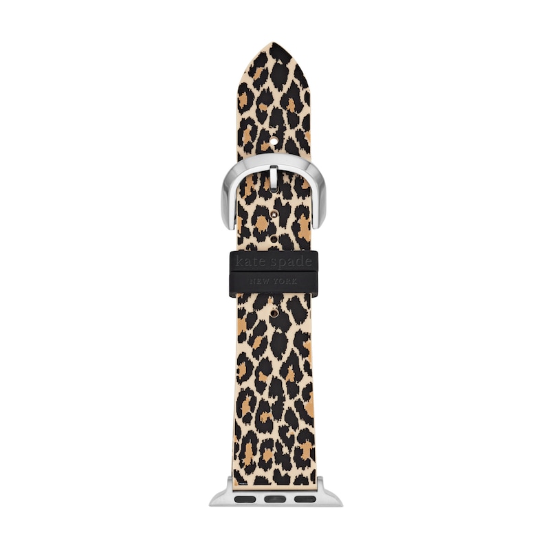 Ladies' Kate Spade Apple Straps Interchangeable Leopard Print Silicone Strap Band Attachment (Model: KSS0022)