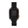 Thumbnail Image 2 of Ladies' Kate Spade Apple Straps Black IP Interchangeable Scallop Link Band Attachment (Model: KSS0066)