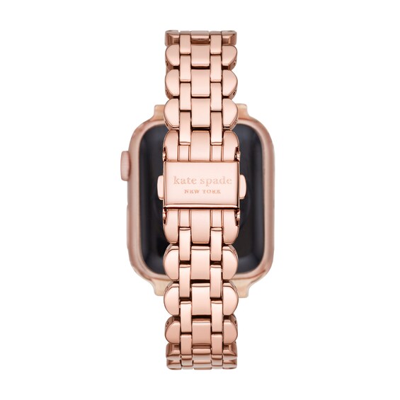 Ladies' Kate Spade Apple Straps Rose-Tone IP Interchangeable Scallop Link Band Attachment (Model: Kss0067)