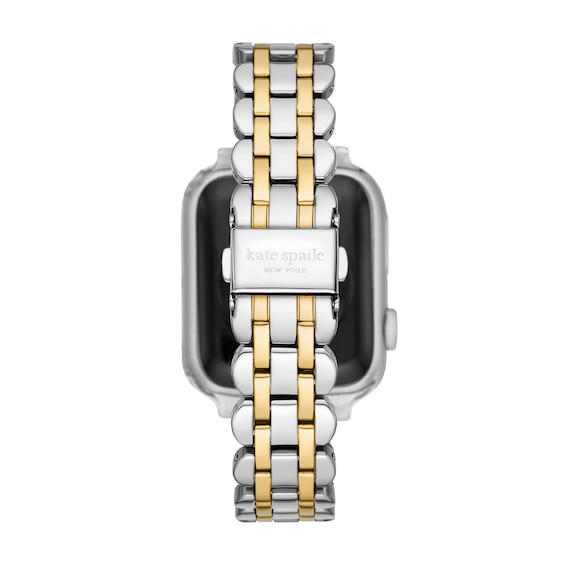 Ladies' Kate Spade Apple Straps Two-Tone Interchangeable Scallop Link Band Attachment (Model: Kss0069)
