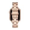 Thumbnail Image 3 of Ladies' Kate Spade Apple Straps Crystal Accent Rose-Tone IP Interchangeable Link Band Attachment (Model: KSS0089)