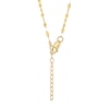 Thumbnail Image 3 of 1/10 CT. T.W. Diamond Entwined Double Circle Necklace in 10K Gold