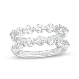 2 CT. T.W. Certified Lab-Created Diamond Solitaire Enhancer in 14K White Gold (F/VS2)