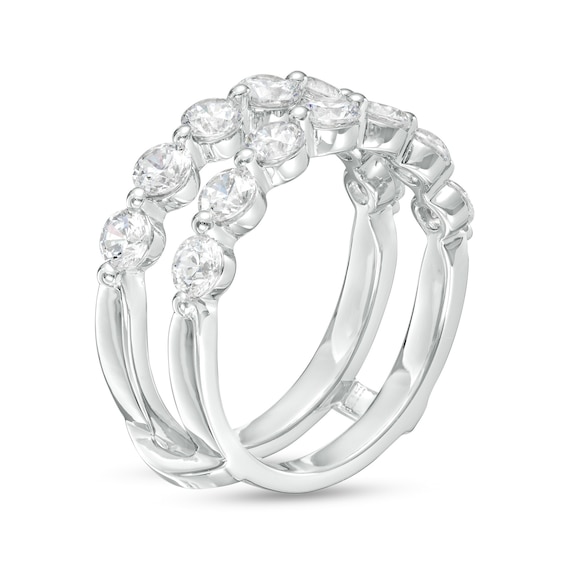 2 CT. T.w. Certified Lab-Grown Diamond Solitaire Enhancer in 14K White Gold (F/Vs2)