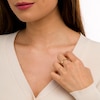 Thumbnail Image 2 of 1/20 CT. T.W. Multi-Diamond Double Heart Ring in 10K Gold