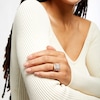 Thumbnail Image 2 of 4 CT. T.W. Square Multi-Diamond Frame Multi-Row Engagement Ring in 14K Gold