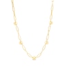 Thumbnail Image 1 of Wonder Woman™ Collection Logo Station Necklace in 10K Gold – 18.25"