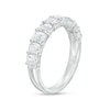 Thumbnail Image 2 of 1-3/4 CT. T.W. Certified Emerald-Cut Diamond Anniversary Band in 14K White Gold (I/SI2)