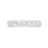 Thumbnail Image 4 of 1-3/4 CT. T.W. Certified Oval Diamond Anniversary Band in 14K White Gold (I/SI2)