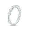 Thumbnail Image 3 of 1 CT. T.W. Diamond Seven Stone Scallop Edge Anniversary Band in 14K White Gold