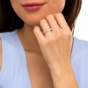 Thumbnail Image 2 of 1/3 CT. T.W. Baguette Diamond Alternating Anniversary Band in 14K White Gold