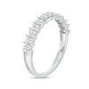 Thumbnail Image 2 of 1/3 CT. T.W. Baguette Diamond Alternating Anniversary Band in 14K White Gold