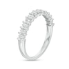 Thumbnail Image 3 of 1/3 CT. T.W. Baguette Diamond Alternating Anniversary Band in 14K White Gold