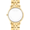 Thumbnail Image 2 of Men's Movado Museum® Classic 1/20 CT. T.W. Diamond Gold-Tone PVD Watch with Black Dial (Model: 0607625)