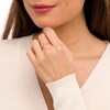 Thumbnail Image 2 of 1/6 CT. T.W. Diamond "XO" Open Ring in 10K Gold