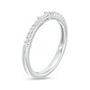 Thumbnail Image 2 of 1/6 CT. T.W. Baguette and Round Diamond Anniversary Band in 10K White Gold