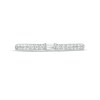 Thumbnail Image 3 of 1/6 CT. T.W. Baguette and Round Diamond Anniversary Band in 10K White Gold